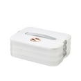 thumbnail image 1 of Freezing Storage Box Clear Fridge Box with Time Recoder Multilayer Container Stackable for Kitchen, 1 of 9