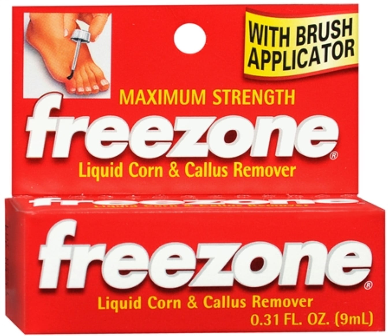 Freezone Maximum Strength Corn & Callus Remover Liquid, 0.31 Fl. Oz