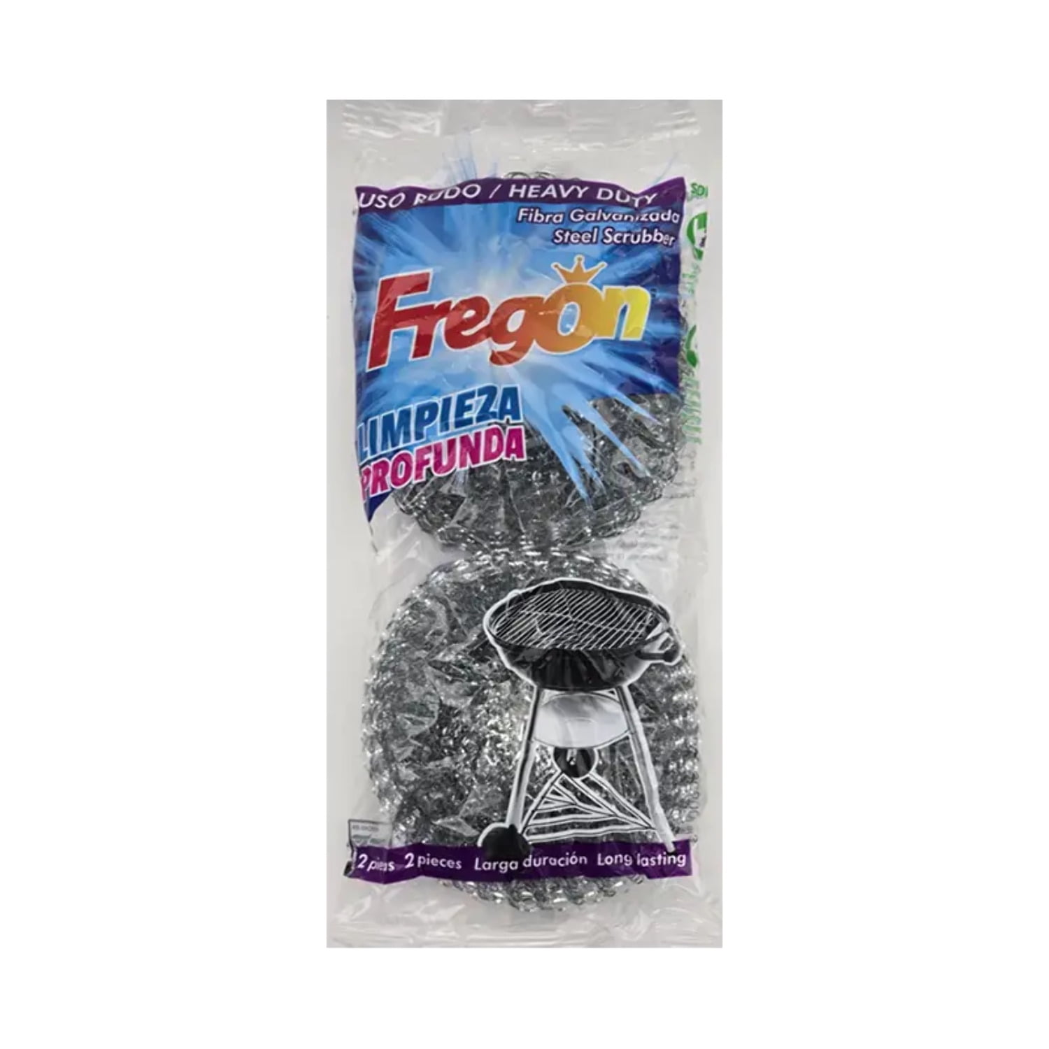 Fregon Galvanized Steel Scrubber (peg) 2 pk - Walmart.com