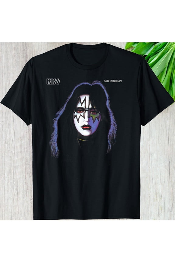 Frehley Shirt, Ace! RlP! Kiss Rock and Roll Legend Tribute, Music Fans Vintage Style Unisex T-Shirt