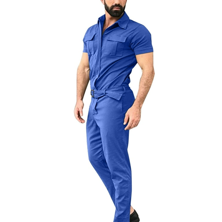 Men overalls short top