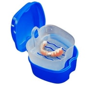 Frehsky craft supplies Hanging Denture Bath Case Teeth False Box with Box Container Storage Net Other