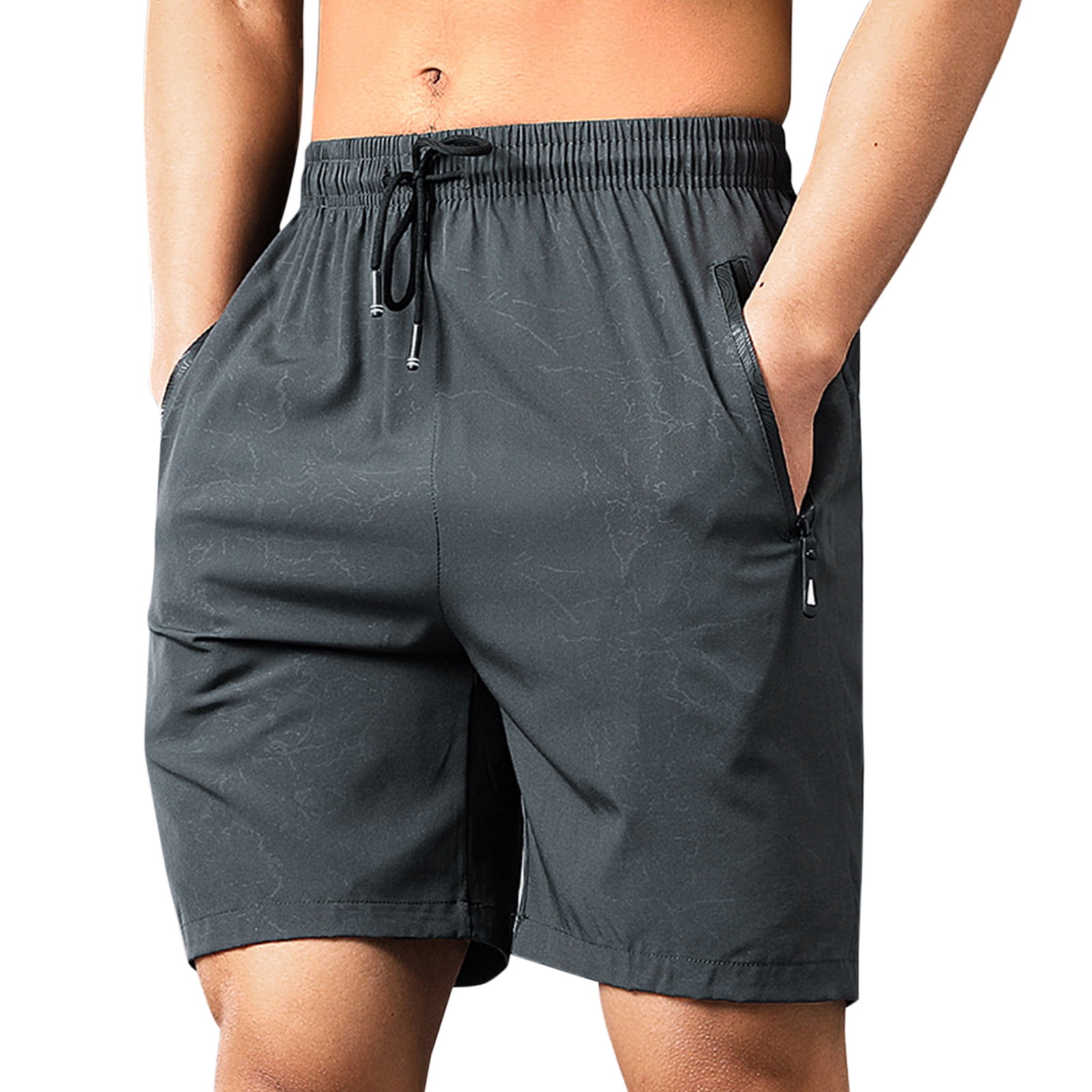 Grey nike shorts with zip pockets cheap