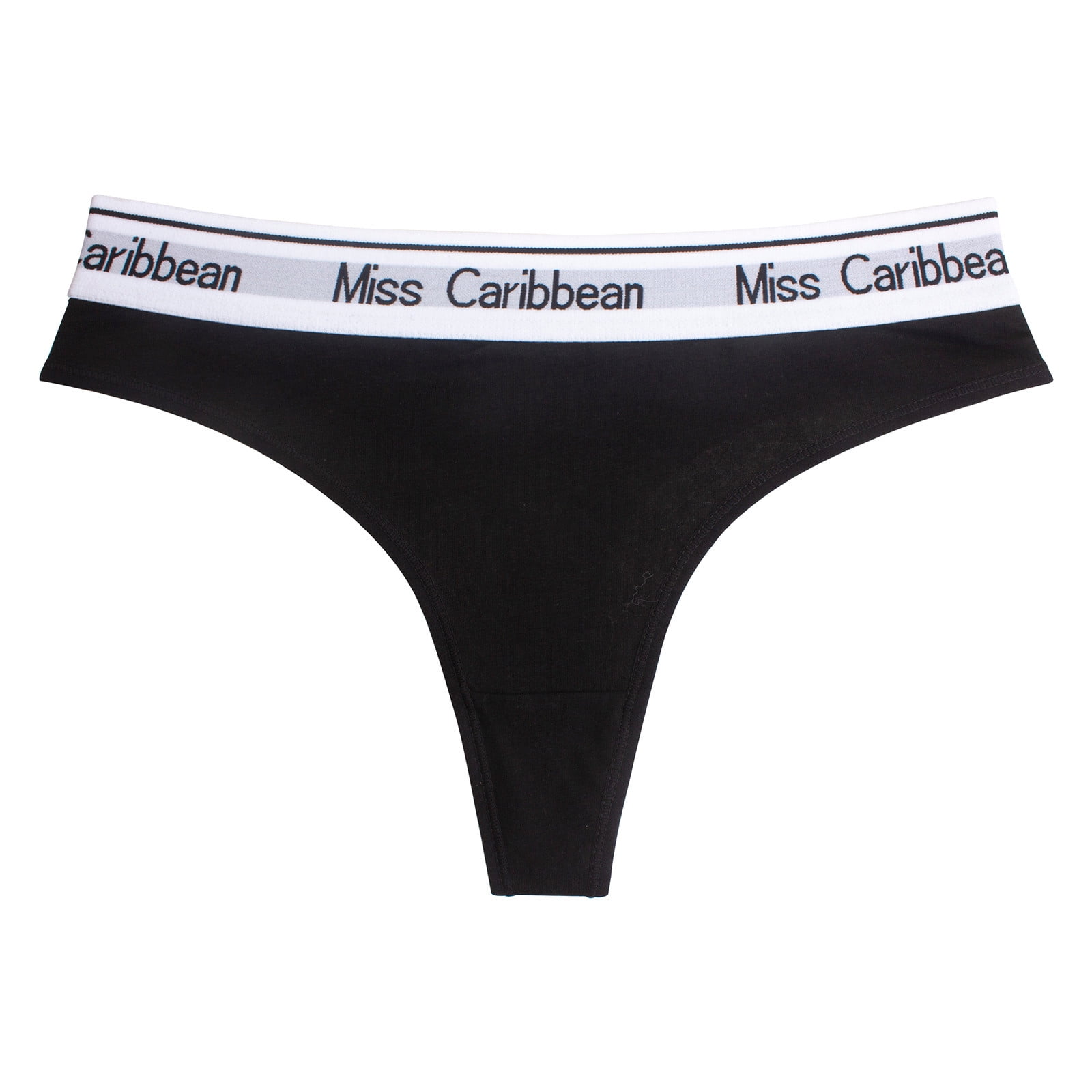Frehsky underwear women Women's Panties Sport Striped Low Waist Seamless  Fitness Thong M-XL Black 