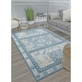thumbnail image 1 of Freida FY60A Azure Vintage Farmhouse Cream Area Rug, 8'x10', 1 of 5