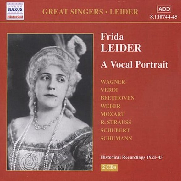 Freida Leider - Vocal Portrait - Music & Performance - CD