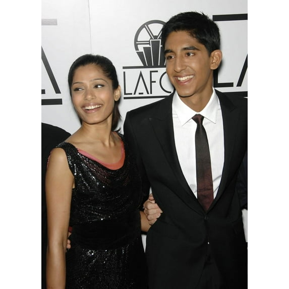 Freida Pinto Dev Patel At Arrivals For Lafca 34Th Annual Los Angeles Film Critics Awards Intercontinental Hotel In