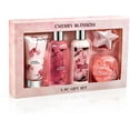 thumbnail image 1 of Cherry Blossom 5-Piece Moisturizing Bath & Body Gift Box for Women by Freida and Joe, 1 of 4