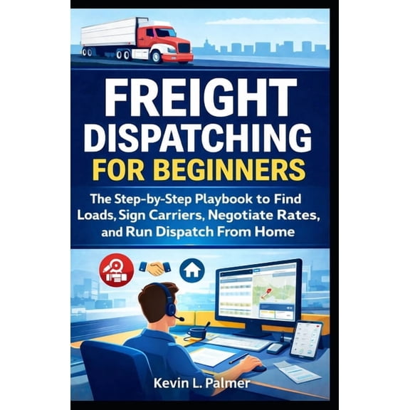 Freight Dispatching for Beginners: The Step-by-Step Playbook to Find Loads, Sign Carriers, Negotiate Rates, and Run Disp, (Paperback)