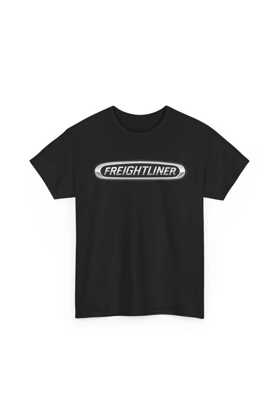 Freightliner Big Rig Truck Diesel Semi Trucking Unisex Heavy Cotton Tshirt Mens