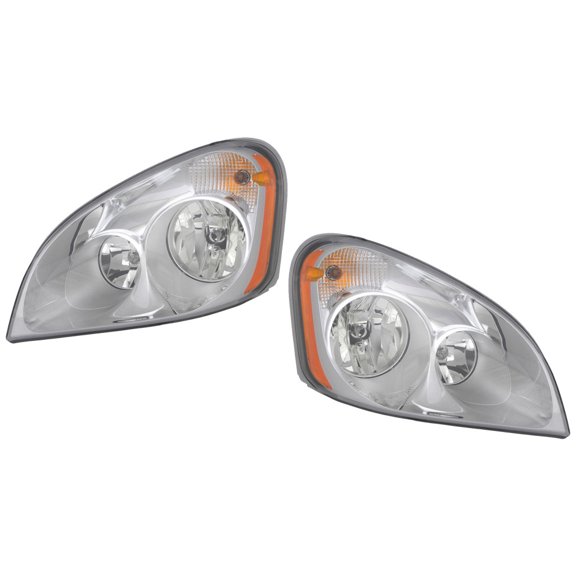 For Freightliner Cascadia 2008-2014 Headlight Driver and Passenger Side | Pair | LED | Replacement For CL1000101, CL1000201 | A06-51907-006, 8885206, A06-51907-007, 8885205