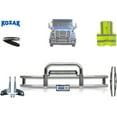thumbnail image 1 of Freightliner Cascadia 2008-2017 Grille Deer Moose Brush Guard - Chrome (Kozak Aftermarket), 1 of 9