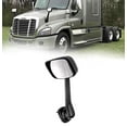 thumbnail image 1 of TORQUE Chrome Hood Mirror Replacement for 2008-2017 Freightliner Cascadia Semi Trucks with Mounting Bolt Passenger Right Side RHD (TR036-R), 1 of 5