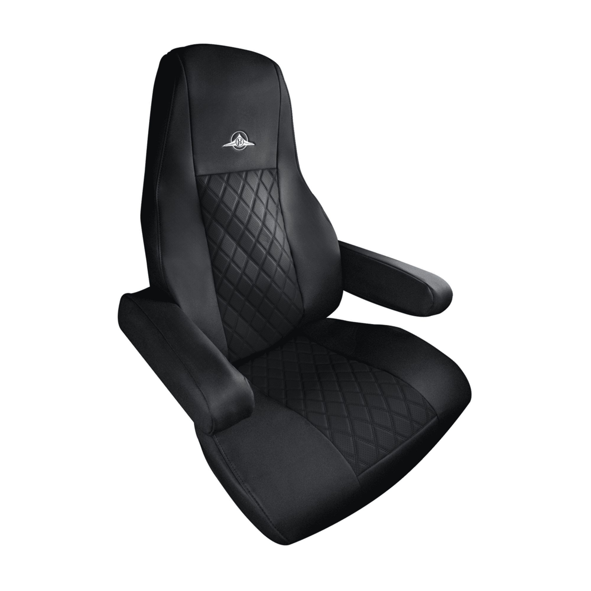 Freightliner Cascadia 2008-2026 Seat Cover – Premium Semi Truck Seat Protector – Fits Cascadia Models – Durable & Comfortable-Black