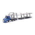 thumbnail image 1 of Freightliner Cascadia Auto Carrier, Blue - New Ray 16033 - 1/43 Scale Diecast Model Car, 1 of 5