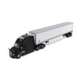 thumbnail image 1 of Freightliner New Cascadia SBFA Sleeper Cab Truck Tractor with Dry Cargo Van, Black and White - Diecast Masters 71047 - 1/50 scale Diecast Model Toy Car, 1 of 10