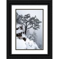 thumbnail image 1 of Freitag, Mark 11x14 Black Ornate Wood Framed with Double Matting Museum Art Print Titled - Tree, fog, canyon, 1 of 4