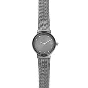 Freja Dark Gray Steel-Mesh Watch SKW2700