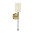 thumbnail image 1 of Fremont 1-Light Wall Sconce in Warm Brass, 1 of 6