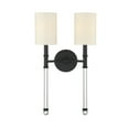 thumbnail image 1 of Fremont 2-Light Wall Sconce in Matte Black, 1 of 5
