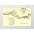 thumbnail image 1 of Fremont 24x17 White Modern Wood Framed Museum Art Print Titled - Oregon Trail Kansas 1 of 7 - Fremont 1846, 1 of 4