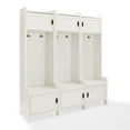 thumbnail image 1 of Fremont 3 Pc Entryway Kit - Three Towers In Distressed White, 1 of 7