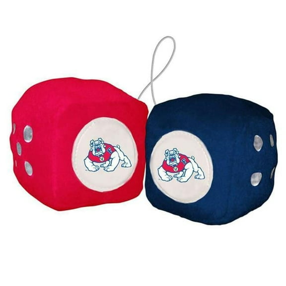 Fremont Die 2324558013 Fresno State Bulldogs NCAA Fuzzy Dice