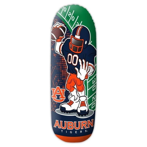 Fremont Die 36 in. Tall Vinyl Auburn Tigers Rookie Water Based Bop Bag