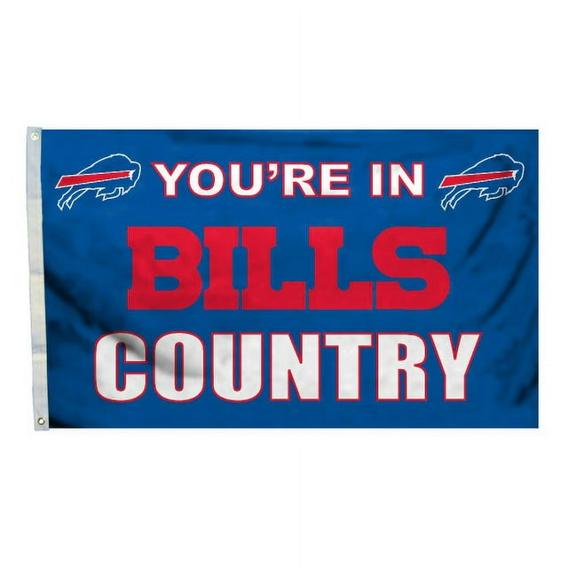 Fremont Die Inc Buffalo Bills Flag With Grommetts Flags