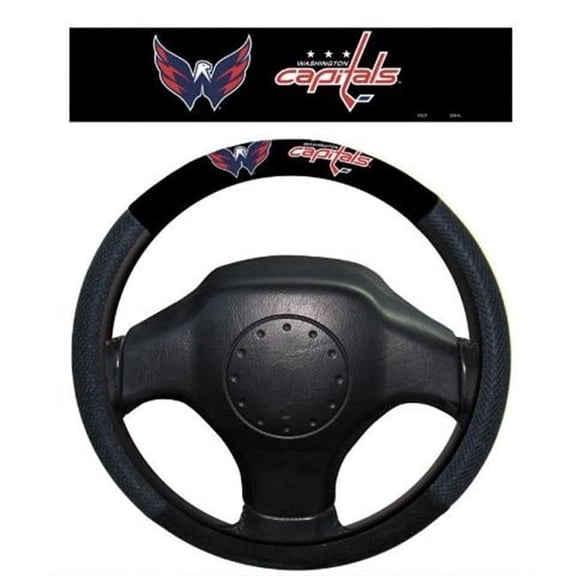 Fremont Die  Washington Capitals Poly-Suede Steering Wheel Cover