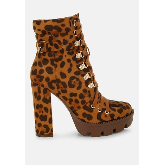 Fremont Leopard Print Chunky Boots