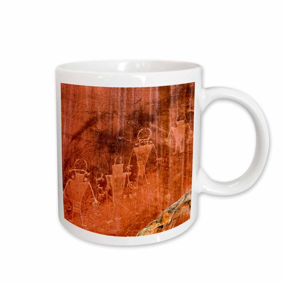 3drose, Fremont Petroglyphs, Capitol Reef National Park, Torrey, Utah, 15oz Mug