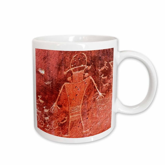 Fremont Petroglyphs Carvings, Capitol Reef Np, Torrey, Utah, 15oz Mug