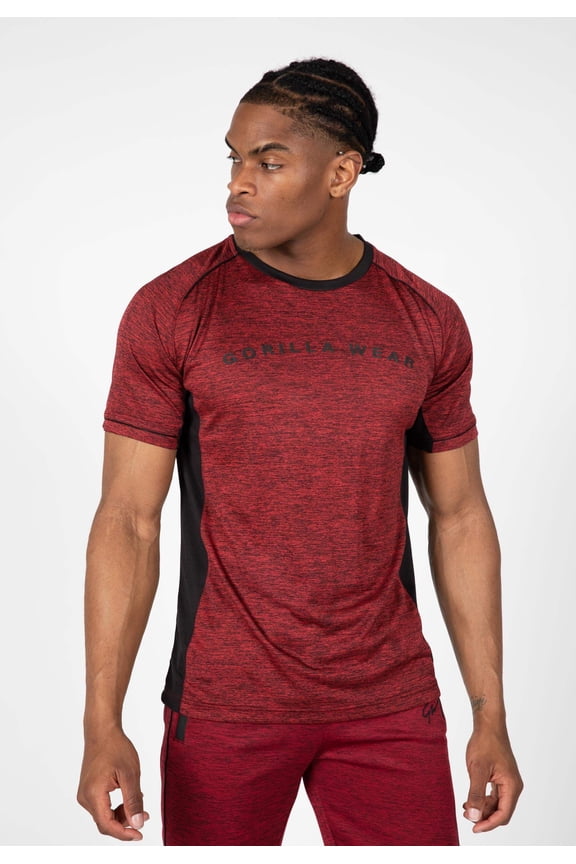 Fremont T-Shirt - Burgundy/Black