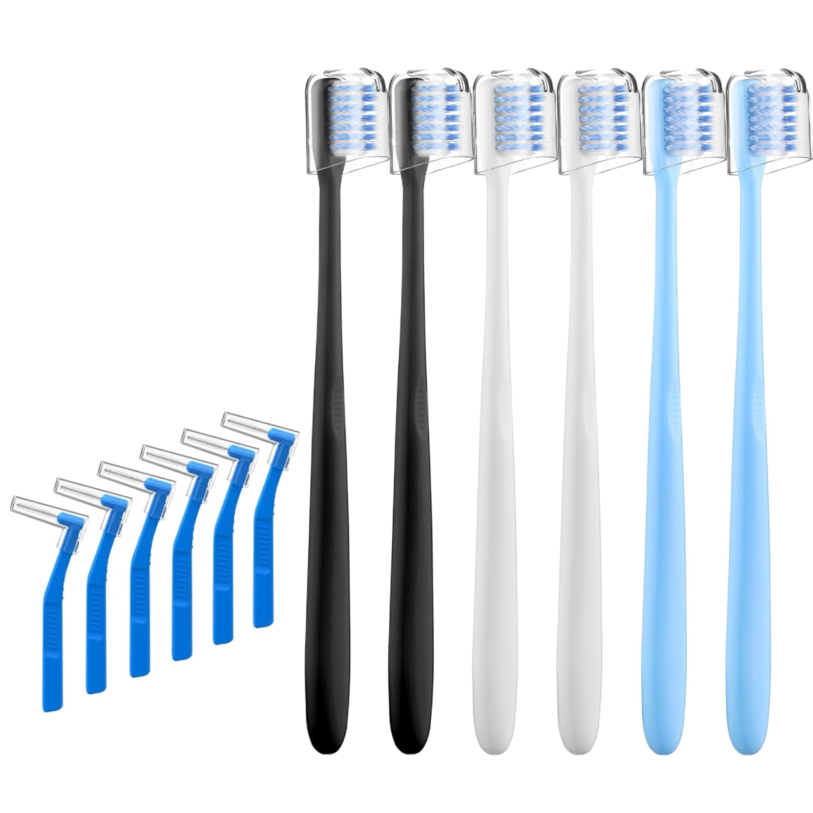Fremouth V-Shaped Orthodontic Toothbrush MMF7 for Braces, Soft Bristles ...