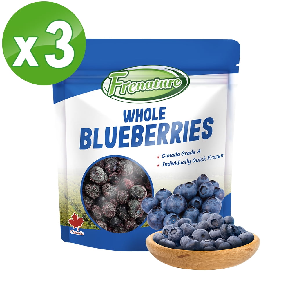 Frenature Freeze Dried Blueberry, 100 Natural Freeze Dried Fruits