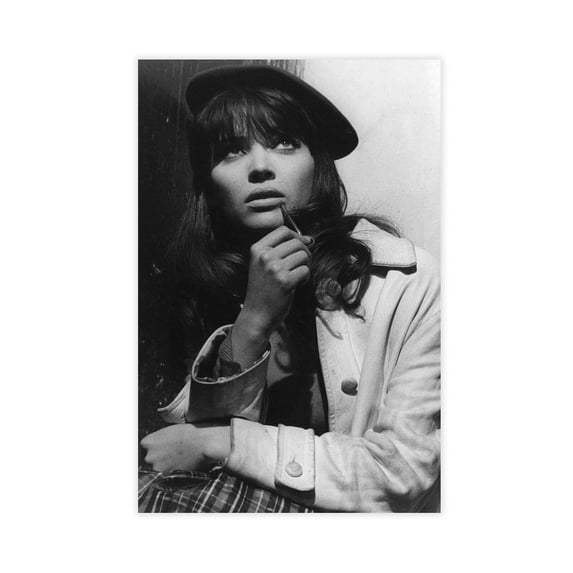 French Actress Anna Karina Vintage Art Poster Posters for Home Room Decoration Gifts