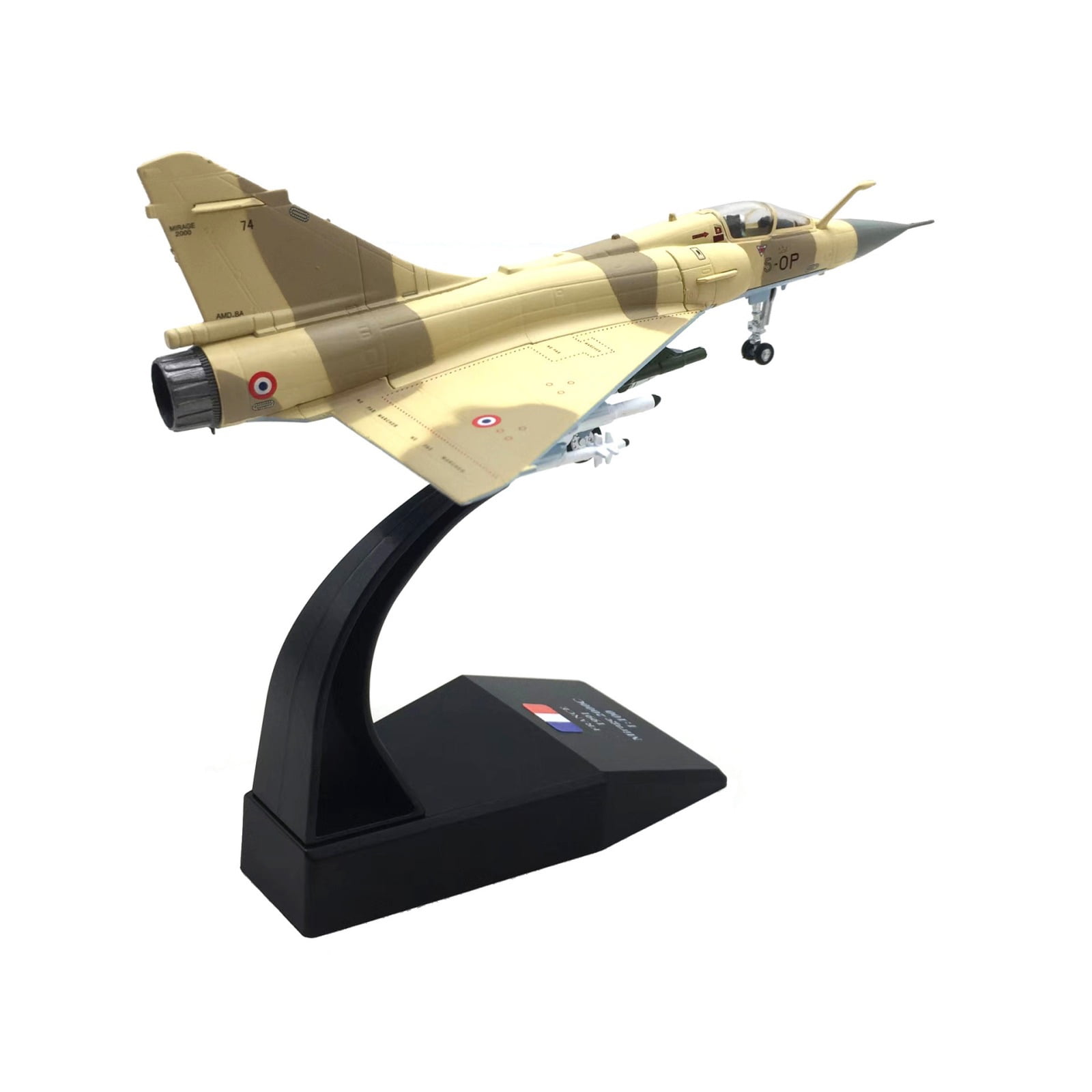 French Air Force Mirage 2000 Diecast Model Airplane for Father's Day Aviation-Themed Gift