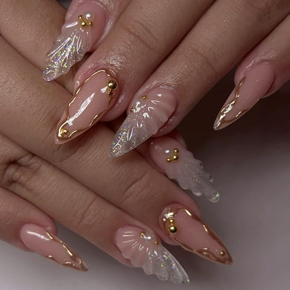 French Almond Shapeds Waterdrops ABS Materials Not Tools Needed For Women Daily Use
