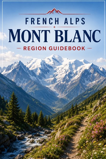 French Alps Mont Blanc Region Guidebook: Chamonix Hiking Trails, Glacier Routes & Alpine Adventure Paths, (Paperback)