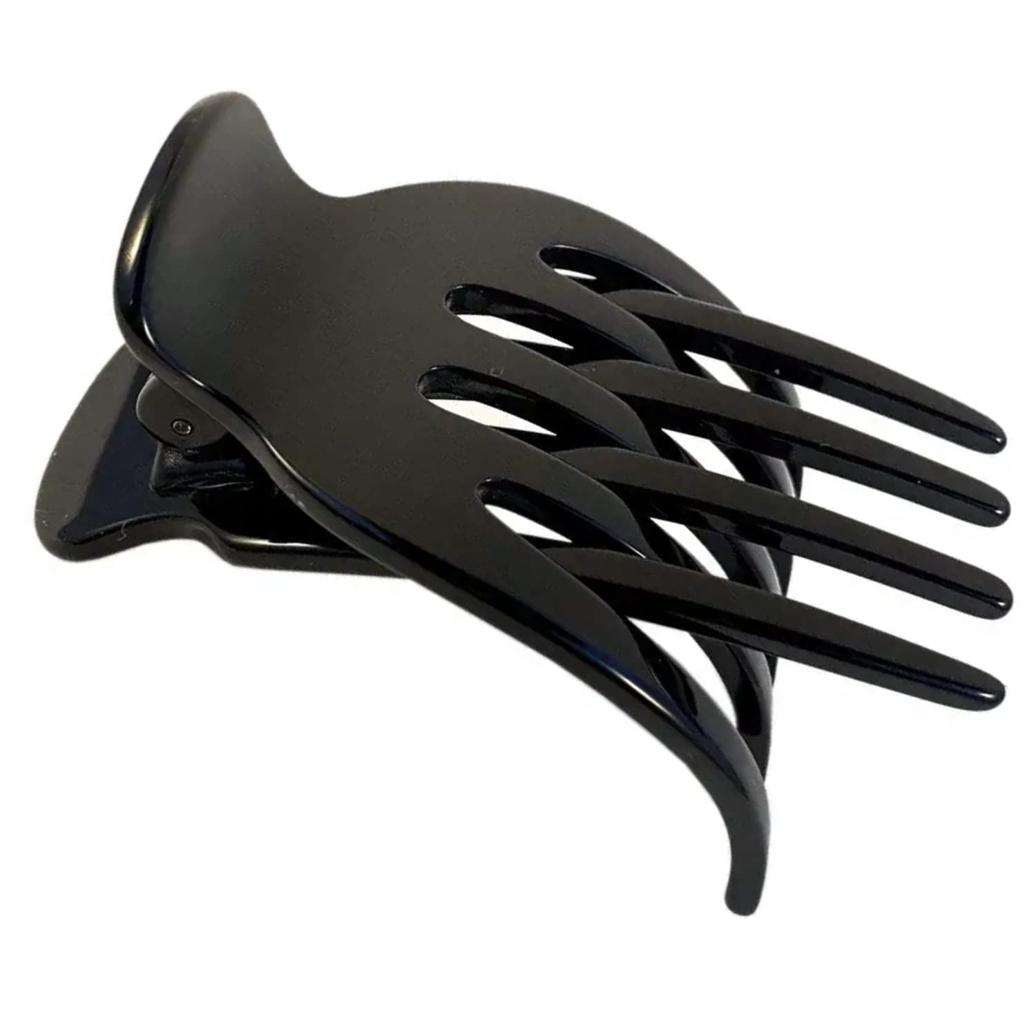French Amie Bear Paw Small 2 &frac34;&rdquo; Celluloid Handmade Yoga Jaw Hair Claw for Women