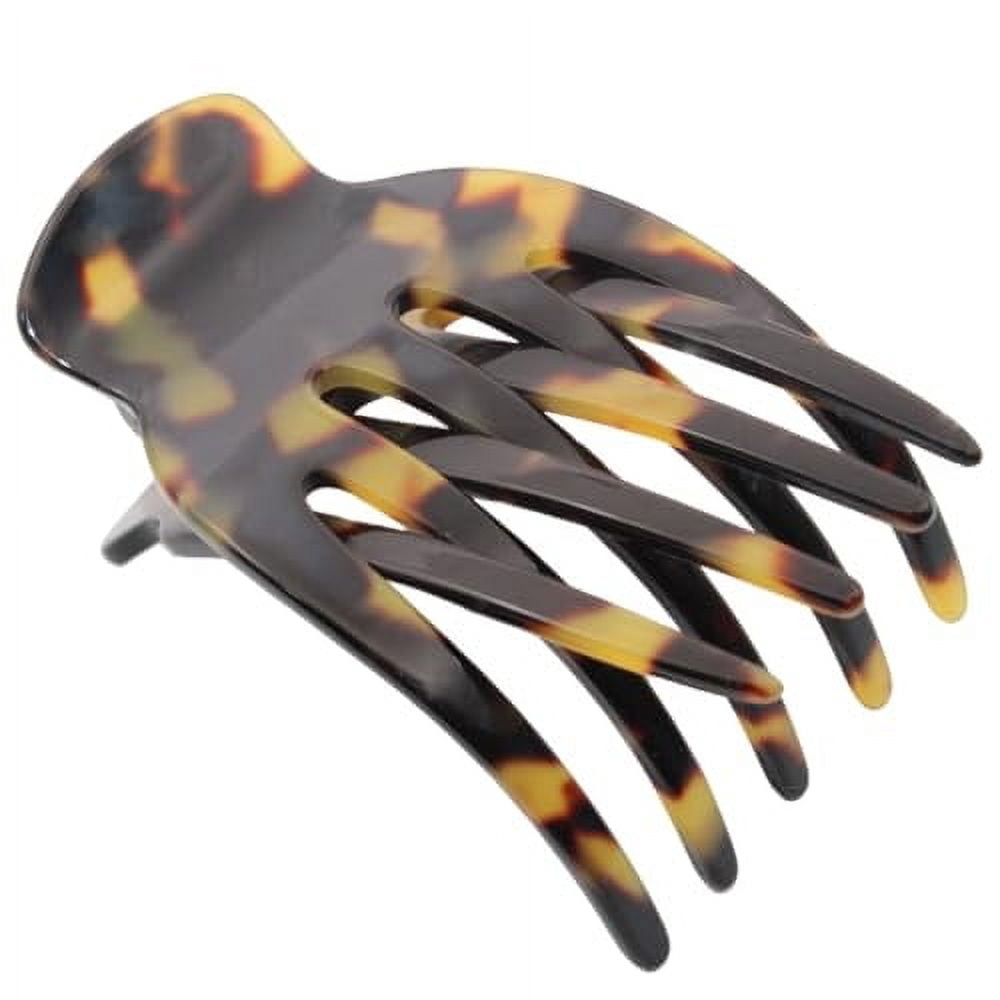 French Amie Bear Paw Small 2 &frac34;&rdquo; Celluloid Handmade Yoga Jaw Hair Claw for Women
