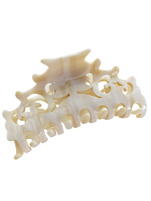Beau 3.5" Medium Handmade Jaw Hair Claw Clip for Women