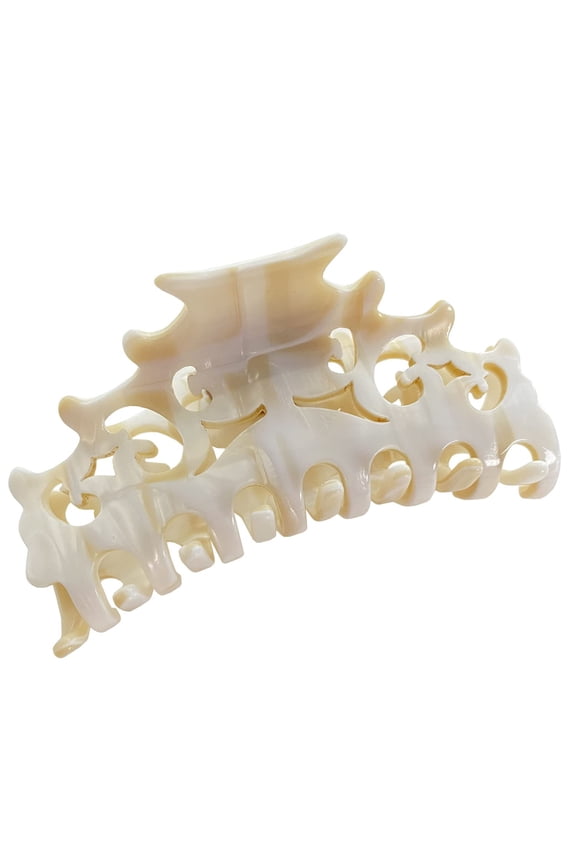 Beau 3.5" Medium Handmade Jaw Hair Claw Clip for Women