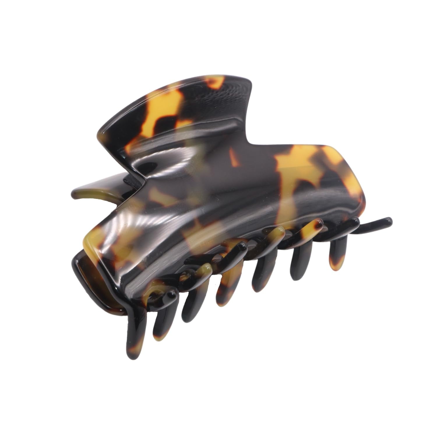 French Amie Chic Medium 2 1/4 Inch Handmade Celluloid Jaw Hair Claw