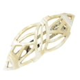 thumbnail image 1 of French Amie Classy Leaf Large Celluloid Handmade Hair Clip Barrette for Women, 1 of 15