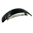 thumbnail image 1 of French Amie Curved Large 3 ¾” Handmade Celluloid Volume Hair Barrette for Women (Black), 1 of 57
