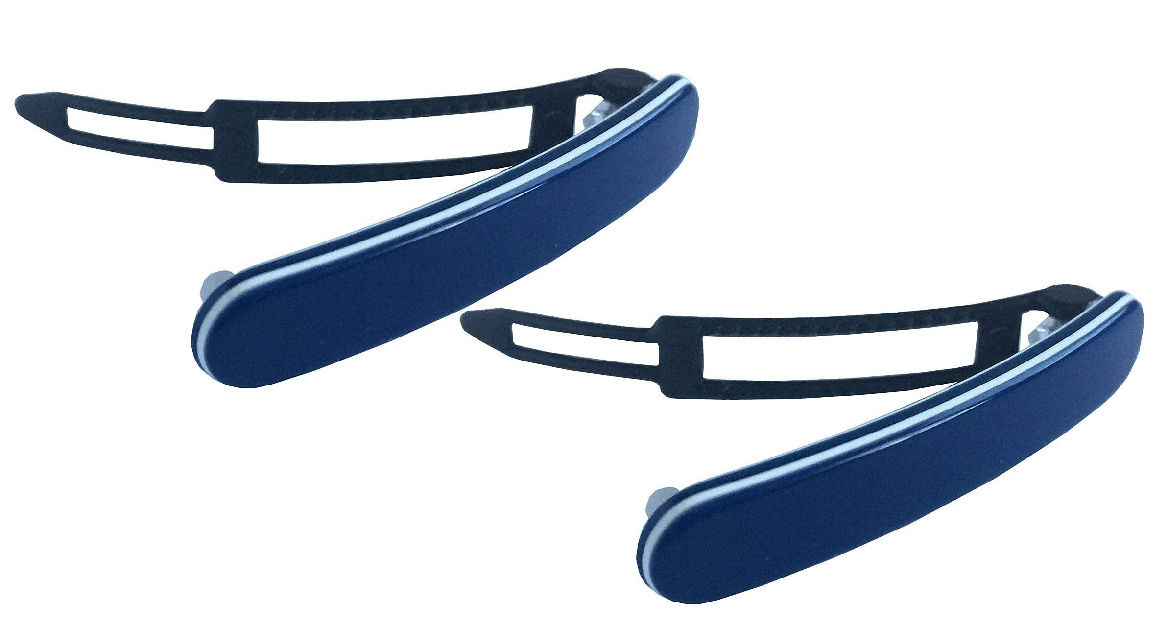 French Amie Mini Set of 2 Celluloid Handmade Metal Free Hair Clip