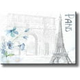 thumbnail image 1 of French Art, Paris France Vintage Picture on Stretched Canvas, Wall Art Décor, Ready to Hang, 1 of 3