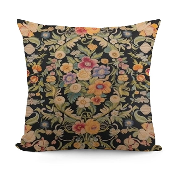 French Aubusson Rug Decorative Pillow Covers Throw Pillowcase Square Couch Cushion Cover for Home Decor Sofa Living Room Bed Car